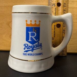 1985 World Champs 3” ceramic stein
